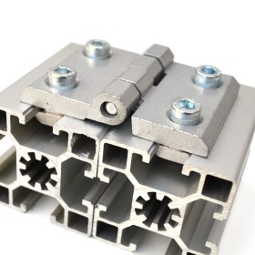 Петля дверная алюминиевая к конструкционным профилям 45х45 и 45х90