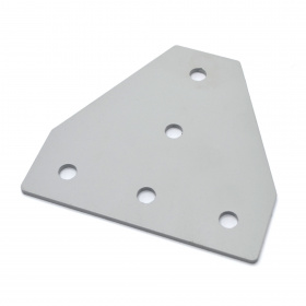 Металлическая усиленная пластина для соединения между собой конструкционных профилей серии 40