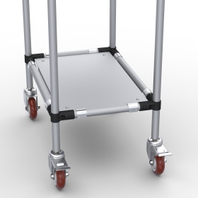 RSI-MST-600x400x1300-3 | Стойка подкатная 600х400х1300 3 полки изображение 4