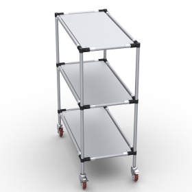 RSI-MST-1000x500x1300-3 | Стойка подкатная 1000х500х1300 3 полки изображение 5