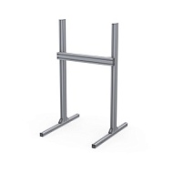 RSI-1S-SCR-4040-S10-SL-A | Сингл скрин для симрейсинга облегчённый (серия 40 паз 10 мм) Анодированный