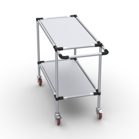 RSI-MST-1000x500x900-2 | Стойка подкатная 1000х500х900 2 полки изображение 2