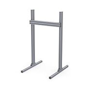 RSI-1S-SCR-4040-S10-A | Сингл скрин для симрейсинга (серия 40 паз 10 мм) Анодированный