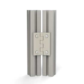 3017-GRAY | Петля дверная пластиковая, для профилей 50х50, серая изображение 5