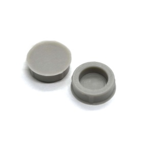 Колпачки серые пластмассовые