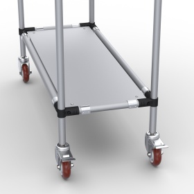 RSI-MST-1000x400x1300-3 | Стойка подкатная 1000х400х1300 3 полки изображение 6