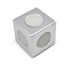 Кубический соединитель на 3 стороны для профиля серии 25