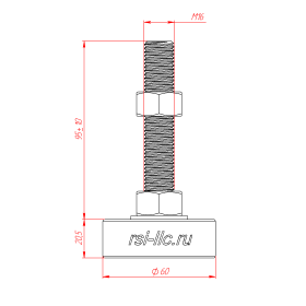   D60M16H95