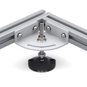 Адаптер для регулируемой опоры М12, к профилям серии 40 и 45 