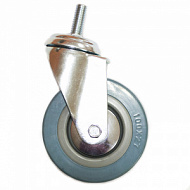 RSI936100 | Колесо поворотное D100, болт М12х30, серая резина