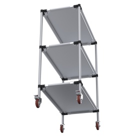 RSI-MST-1000x500x1300-3 | Стойка подкатная 1000х500х1300 3 полки изображение 3