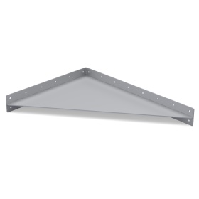 Сталь сварка уголок большой 495х675 мм ребро толщиной 4 мм на профиль 45