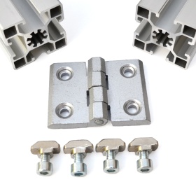 Дверная петля 45х45 с комплектом крепежа
