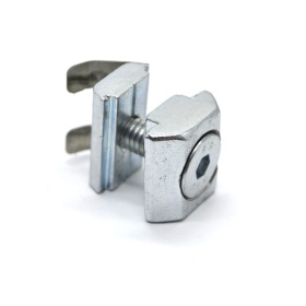 Параллельный соединитель профилей серий 40, 45 и 50 с пазом 10 мм