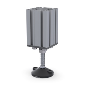 Наклонная опора 7933, основание из нейлона в сборе с профилем