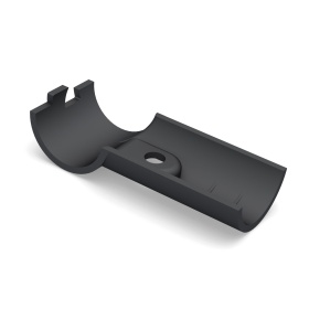 DF1B — алюминиевый/стальной кронштейн для модульных трубных конструкций, диаметр 28 мм