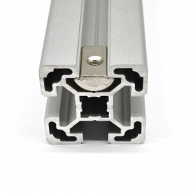 Чертёж металлического сухаря с резьбой М4 к станочному конструкционному профилю с пазом 10 мм