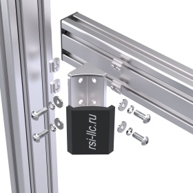 Комплект крепежа и аксессуаров — уголки, винты, шайбы, болты, заглушки