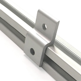 Кронштейн крепления панелей и сеток, односторонний, серия 20