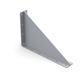 Большой сварной уголок из стали с ребром жесткости 4 мм для профилей серии 30