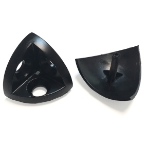 Трехсторонний соединитель к профилям 45R с заглушкой