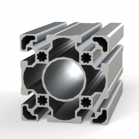 Алюминиевый профиль 100х100 мм, конструкционный станочный