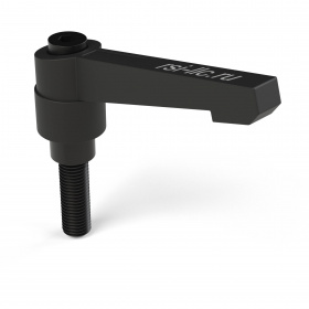 Металлическая ручка с фиксатором и внешней резьбой М8х25