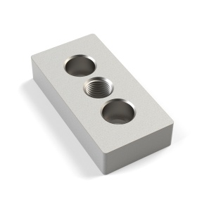 Опорная плита 45х90 с резьбой М16