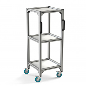 Подкатная стойка для размещения и перемещения оборудования