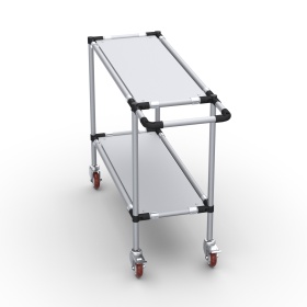RSI-MST-1000x400x900-2 | Стойка подкатная 1000х400х900 2 полки изображение 6