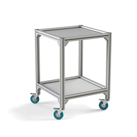 RSI-1008-600х600х850-2 | Стойка подкатная 600х600х850 2 полки