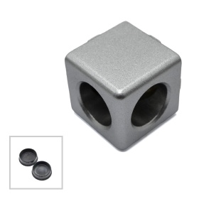 Двухсторонний кубический соединитель для профилей серии 40