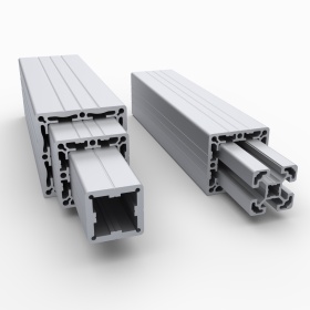 Алюминиевые телескопические профили 60х60