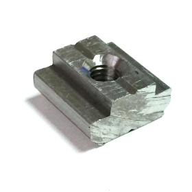 Алюминиевый пазовый сухарь с резьбой М6 для профиля с пазом 10 мм