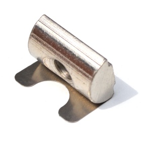 Сухарь пазовый М6 паз 8 серия 40 с пружинкой