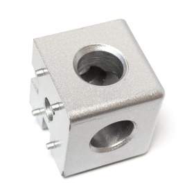 Кубический угловой соединитель 45х45 мм на 3 соединения