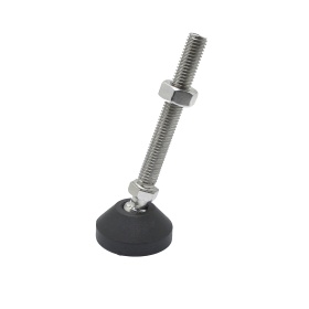 7877 | Опора наклонная нержавеющая. Основание 40 мм. Шпилька М10х80 мм.