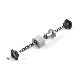 Фланцевая подшипниковая опора FF-12, диаметр вала 10 мм — для промышленных приводов и механизмов.