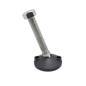 7937 | Опора наклонная нержавеющая. Основание 100 мм. Шпилька М24х150 мм