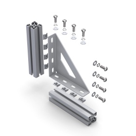 8215s | Стальной угловой соединитель 160х160х34 изображение 5