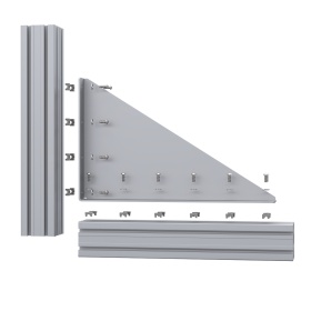 Уголок для профилей серии 50 сталь сварка с ребром жесткости схема с сухарями
