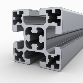 OB-5050-BP | Профиль 50х50 мм. Паз 10 мм (Без покрытия) изображение 7