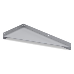 Сварной большой стальной уголок длинный 450 мм с ребром жесткости для профиля серии 30