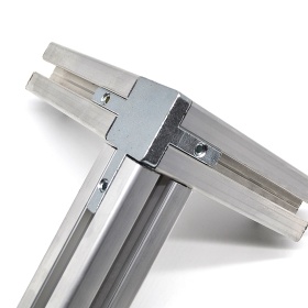 335.1400A.01 | Трехсторонний внутренний угловой соединитель, 40х40, паз 10 мм изображение 4