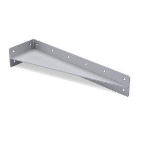 Длинный уголок 495 мм стальной с ребром для профиля алюминий серии 45