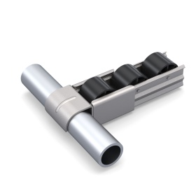 Элемент для перпендикулярного соединения трубы с направляющей STE-33.