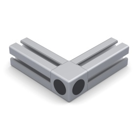 Кубический соединитель 2 стороны на профиль 40