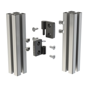 Схема сборки правого навеса для 45 конструкционного профиля