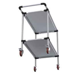 RSI-MST-900x500x900-2 | Стойка подкатная 900х500х900 2 полки изображение 4