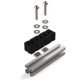 Схема крепления кондуктора к конструкционному профилю 30х30 мм